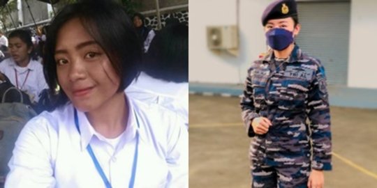 Intip Transformasi Wajah TNI AL Wanita Ini, dari Unyu Saat Casis Hingga Kini Glowing
