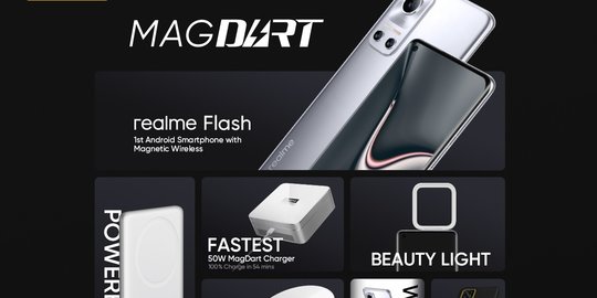 MagDart Solusi Pengisian Daya Nirkabel Magnetik dari Realme