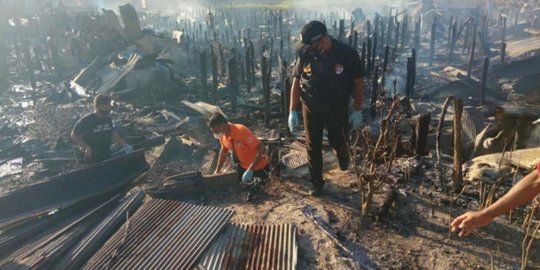 Suami Sulut Api karena Dituduh Selingkuh, 30 Rumah di Palangka Raya Terbakar