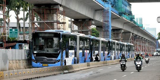 Selama PPKM Level 4, TransJakarta Kurangi Armada Bus yang Beroperasi