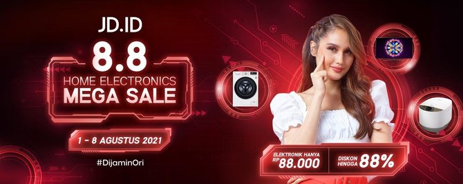 catat jdid 88 home electronic mega sale sebar promo menarik di hari ini