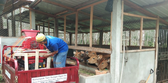 Kementan Fasilitasi Petani di Musi Rawas Utara Unit Pengolahan Pupuk Organik