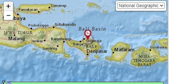 Gempa Bumi Tektonik Guncang Buleleng