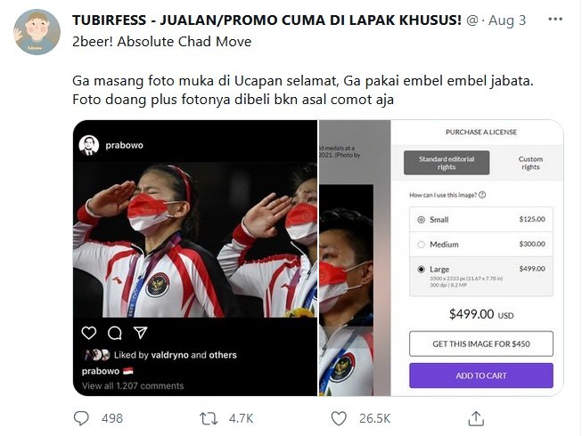 unggahan prabowo subianto