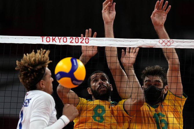 bikin haru ini alasan atlet brasil tetap pakai masker saat tanding olimpade 2020