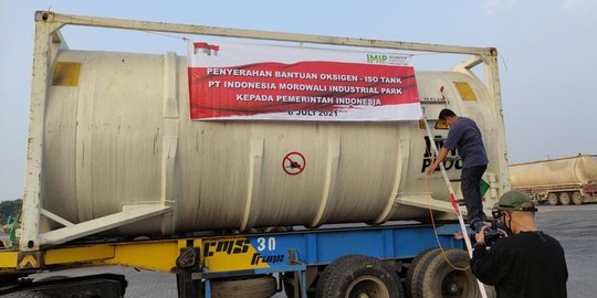 Kemenkes Kirim 4 ISO Tank Oksigen untuk RS Menangani Covid-19 di Jatim