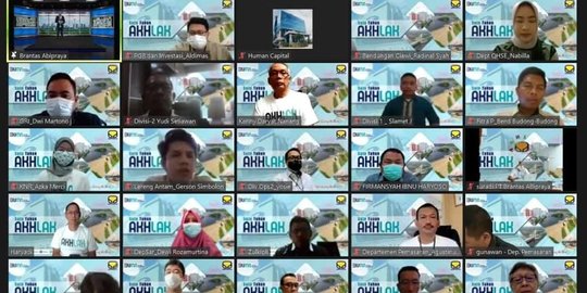 Semarakkan 1 Tahun AKHLAK, Brantas Abipraya Gelar Webinar