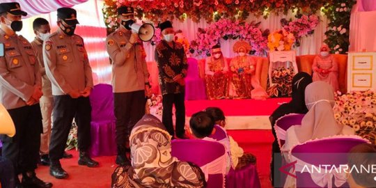 Langgar Prokes, Acara Pesta Pernikahan di Enrekang Ditegur Kapolres