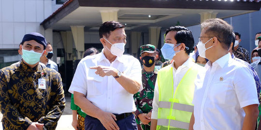 Luhut Ingin Target Vaksinasi Covid-19 di Sleman Naik 4 Kali Lipat