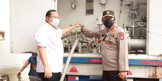 Ini Syarat Masyarakat Agar Dapat Oksigen Gratis di Gerai Presisi Polda Lampung