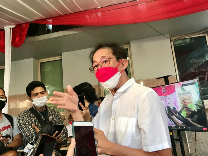 penyerahan sumbangan beras untuk masyarakat sumatera selatan melalui polda sumatera selatan