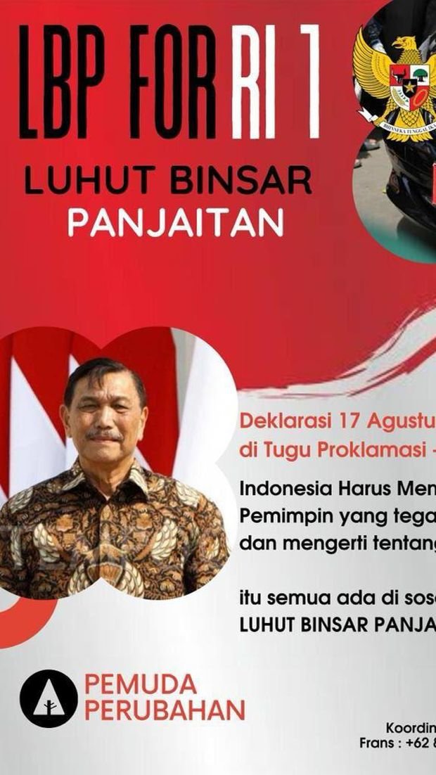 poster luhut for ri 1