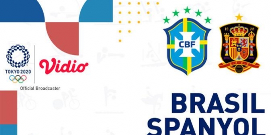 Link Live Streaming Final Sepak Bola Olimpiade Tokyo 2020 Brasil Vs Spanyol di Vidio dan Indosiar, S - Vimarsana News