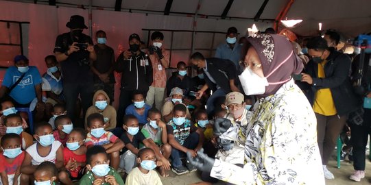 Sapa Warga Papua, Mensos Risma Tekankan Pentingnya Membangun Kualitas SDM