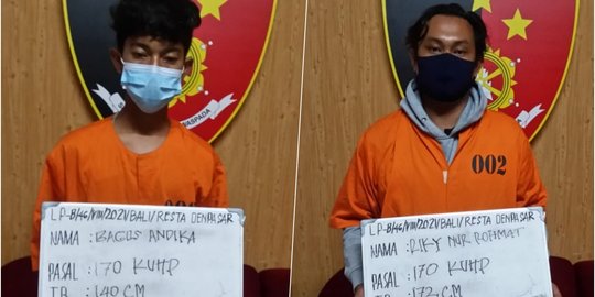 Polisi Tangkap Dua Pelaku Pengeroyok  Pemuda di Kuta Bali
