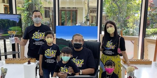 Studio Lukis SBY Super Nyaman, Berada di Tengah Kebun Mendiang Ibu Ani di Cikeas