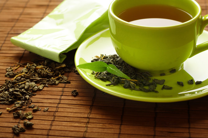 ilustrasi teh herbal