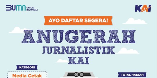 Apresiasi bagi Insan Pers Nasional, KAI Gelar Anugerah Jurnalistik