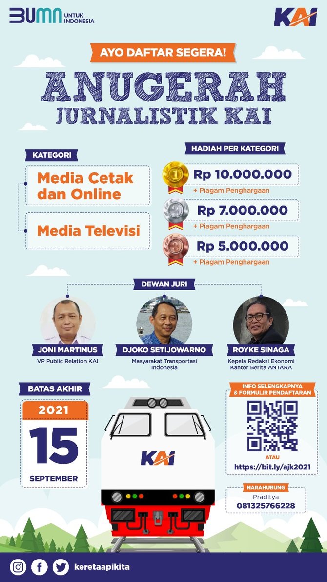 kai gelar anugerah jurnalistik