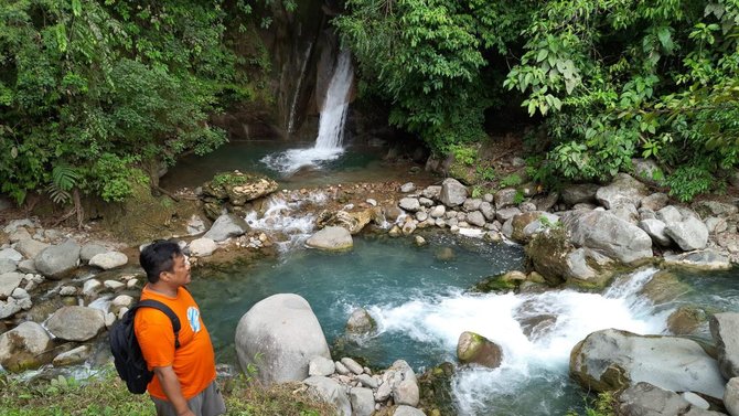 hilangkan penat begini serunya berwisata ke sungai lau mentar di deli serdang