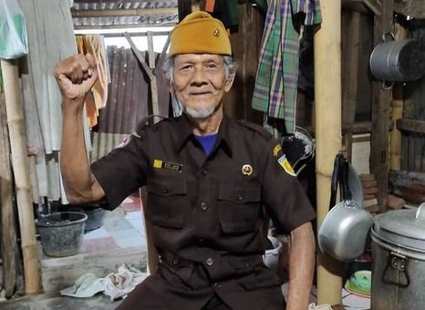 potret veteran di hari tua