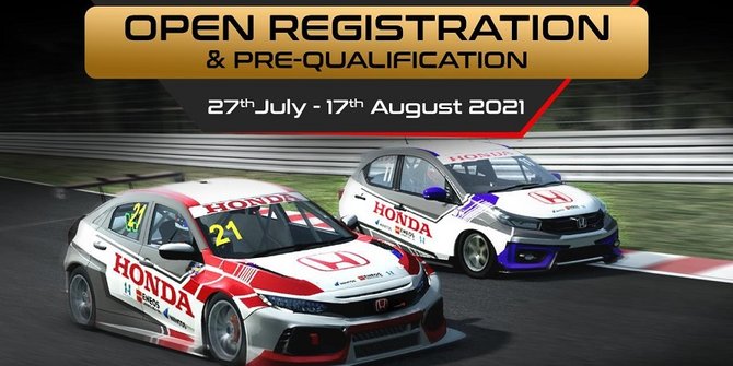 Honda Racing Simulator Championship Musim 2 Digelar 21 Agustus