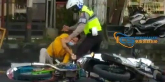 Viral Aksi Kejar-kejaran Polisi dengan Pengendara Motor di Sukoharjo, Ini Penyebabnya