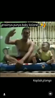 aksi hormat balita ini bak kolonel