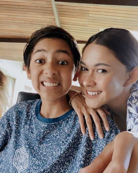 nana mirdad dan putra sulungnya