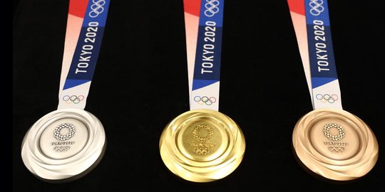 Apakah Medali Emas di Olimpiade Tokyo 2020 Terbuat dari Emas Murni? Begini Faktanya