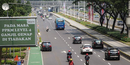 Mulai Besok, Ganjil Genap Gantikan Penyekatan di Jakarta