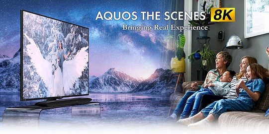 Sharp Pasarkan TV Premium Aquos 8K, Begini Fitur-fitur Andalannya