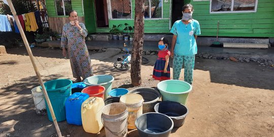 Potret Kekeringan di Garut, Warga Mengaku Berdampak pada Urusan Ranjang