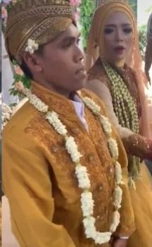 viral pengantin wanita marahi suami di pelaminan