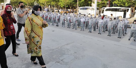 Indira Yusuf Ismail Motivasi Paskibra Agar Tetap Jaga Imunitas