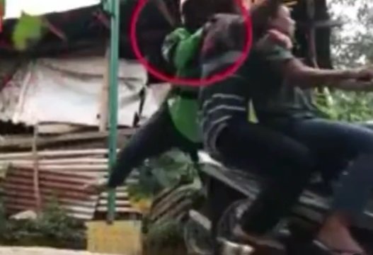 aksi buser polisi nyamar jadi ojol