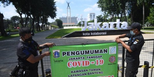 Taman Kota dan Ruang Terbuka Hijau di Jakarta Pusat Ditutup Selama PPKM