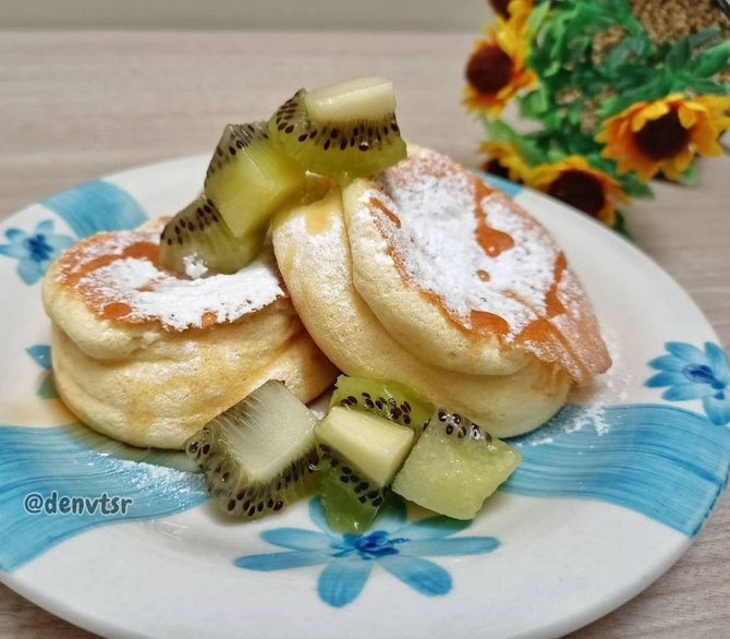 11 resep pancake fluffy berbagai topping camilan lezat mudah dibuat