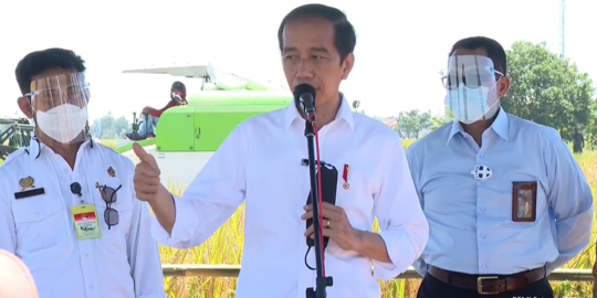 Ekspor Pertanian Tetap Tinggi Kala Pandemi, Jokowi Yakin Petani Makin Sejahtera