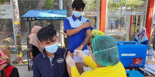 310 Warga Binaan Rutan Makassar Terima Vaksinasi Dosis Kedua