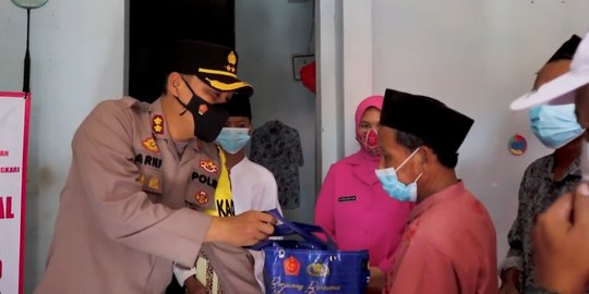 Program Aku Sedulurmu, Polres Pekalongan Bantu Anak Korban Covid-19