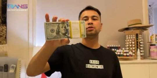 Rafathar Ultah ke-6, Raffi Ahmad Beri Kado Segepok Dollar Buat Ditabung