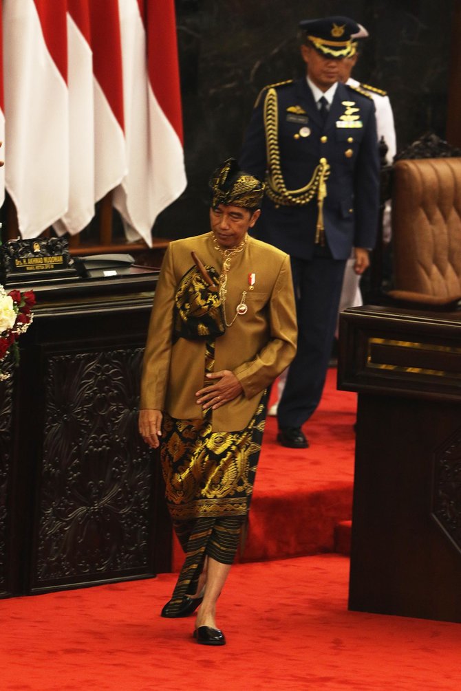 jokowi sampaikan pidato kenegaraan di sidang tahunan mpr