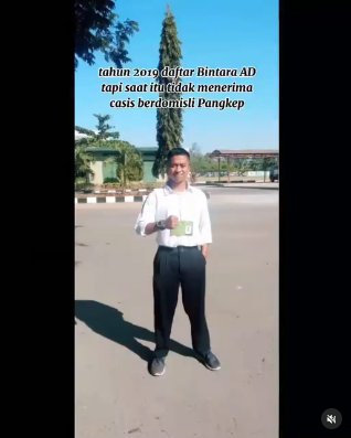 pegawai minimarket berkali kali gagal daftar tni