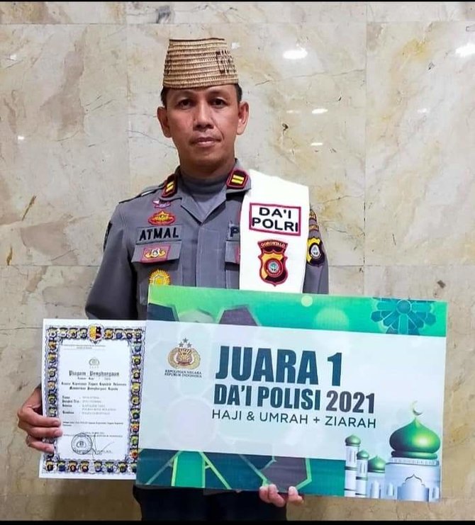 perwira polisi ini ustaz berjiwa loreng berbaju polri