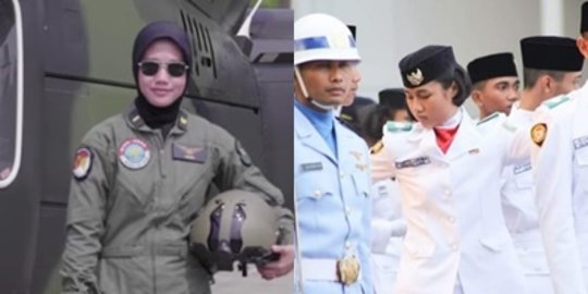 Potret Pilot Wanita Pertama TNI AD saat Paskibraka, Anak Tukang Jagung Disalami SBY - Vimarsana News
