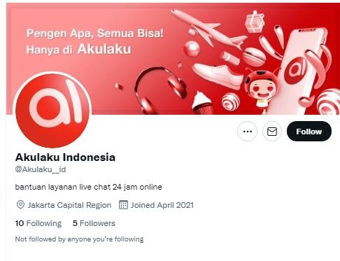 waspada akun medsos palsu catut akulaku indonesia