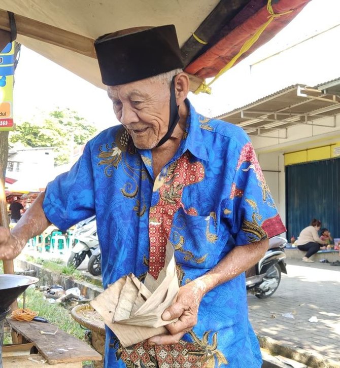 nasib kakek penjual toge goreng miris karena pandemi