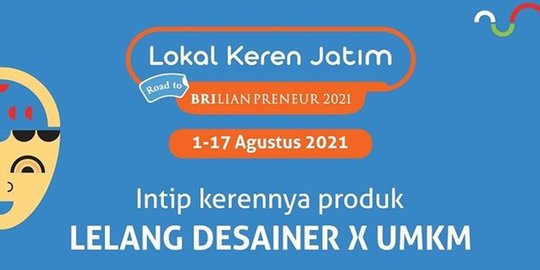 Lelang Produk Kolaborasi Desainer x UMKM Meriahkan Virtual Expo Lokal Keren Jatim