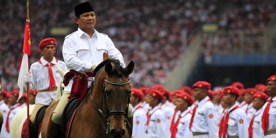 Prabowo: Kita Sekarang Berada di Masa Kritis, Apakah Survive Atau Degradasi